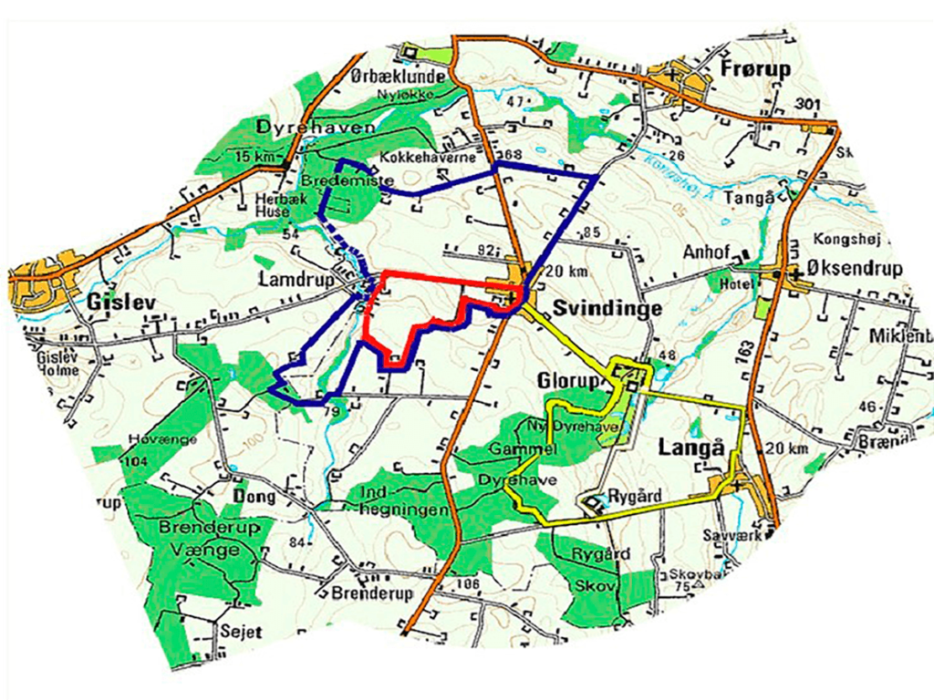 Svindinge - cykel og vandreruter